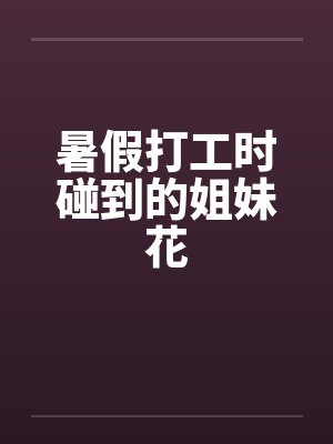 暑假打工时碰到的姐妹花by佚名笔趣阁无弹窗